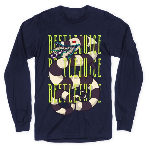 Beetlejuice Beetlejuice Beetlejuice Longsleeve Tee